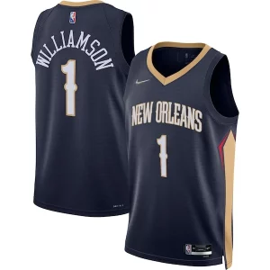 Fantastic Zion Williamson New Orleans Pelicans Nike 2021/22 Diamond Swingman Jersey   Icon Edition   Navy for passionate basketball fans