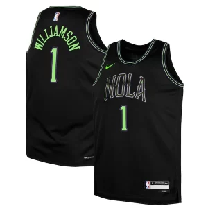 Exquisite Zion Williamson New Orleans Pelicans Nike Youth Swingman Replica Jersey   City Edition   Black for ultimate sports enthusiasts
