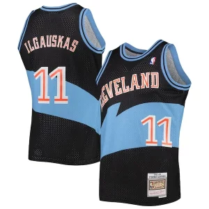 Premium Zydrunas Ilgauskas Cleveland Cavaliers Hardwood Classics Swingman Jersey   Black for ultimate sports enthusiasts